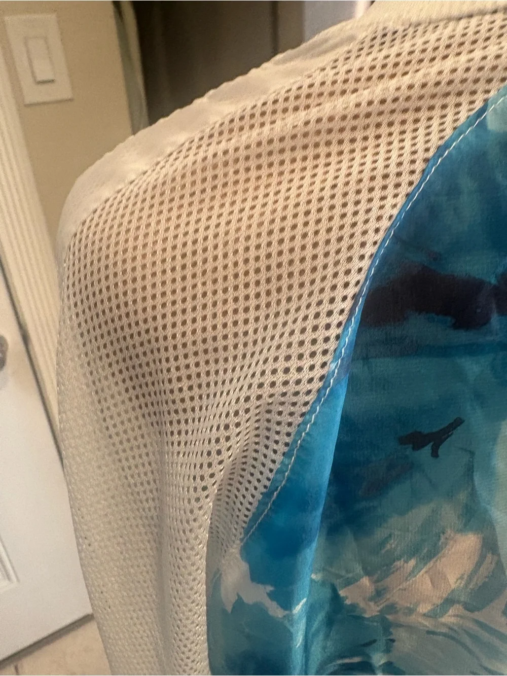 Fabletics Light Blue Floral Jacket